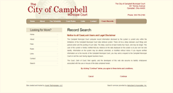 Desktop Screenshot of campbellmunicipalcourt.com